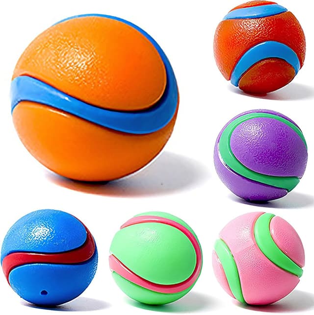 Detalle 2 de Speedy Panther 9cm squeaky dog ball pack