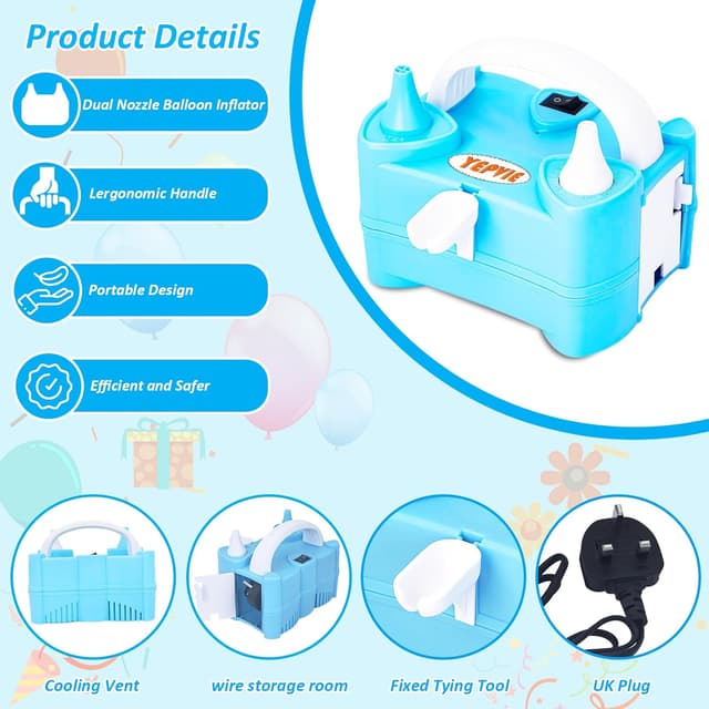 Thumbnail 5 de YEPVIE Electric Balloon Pump 6 arch kits