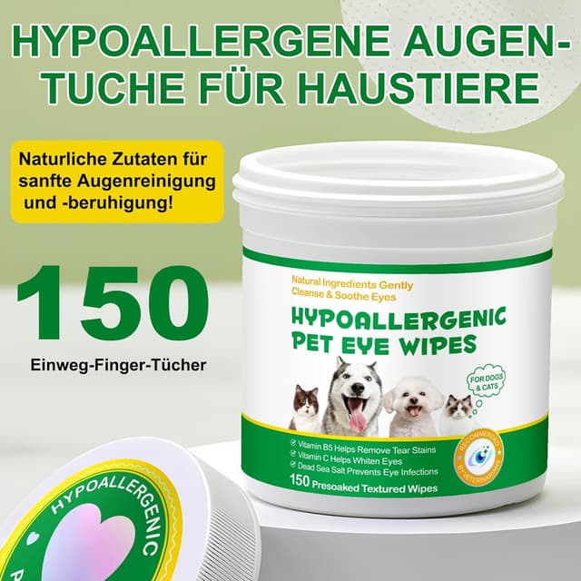 Thumbnail 2 de CJXHJY toallitas oculares para perros 150 piezas