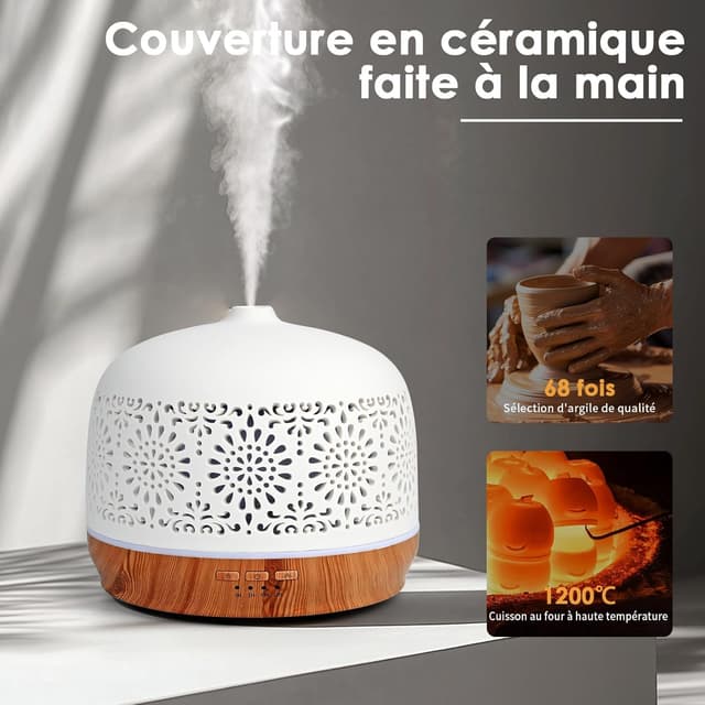 Thumbnail 4 de Vankarr diffuseur d'arômes huiles essentielles 500 ml