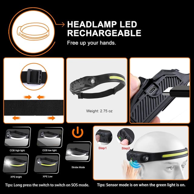 Thumbnail 4 de Relybo Torch 500000 lumen rechargeable flashlight 🔦