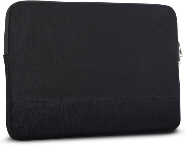 Detalle de Custodia Johnny Urban in tela e pelle vegana per MacBook Pro 13 e MacBook Air (2018) – Sleeve nera imbottita