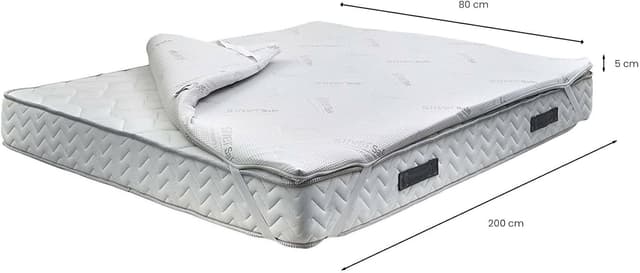 Detalle de Talamo Italia Topper Singolo Regolo 80x200