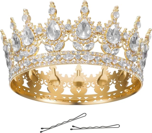 Imagen de ZOCONE Vintage Tiara Krone Roségold 5,5 cm en OfertitasTOP