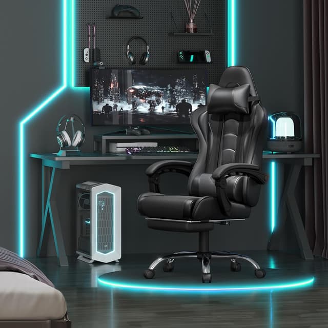 Thumbnail 6 de Yaheetech silla gaming ergonómica