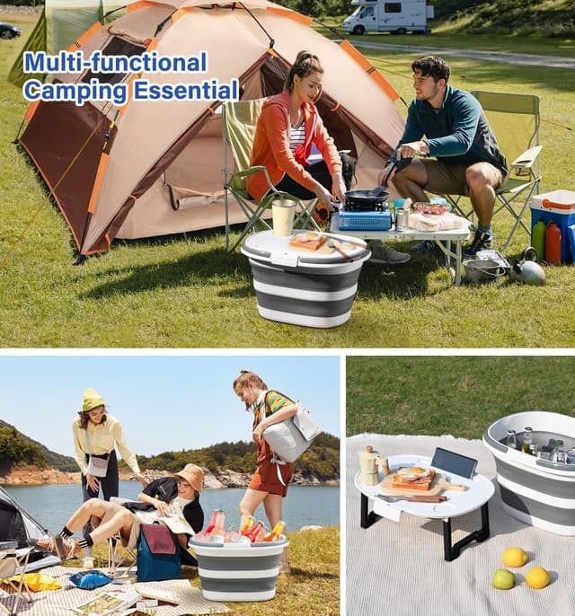 Thumbnail 2 de Lesipee Upgraded16L cubo plegable 4 en 1