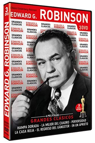 Detalle de Colección Grandes Clásicos: Edward G. Robinson en DVD (Hampa Dorada, La Mujer del Cuadro, Perversidad y más) de Fxtiaa