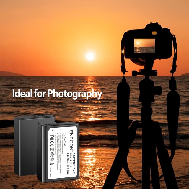 Thumbnail 6 de ENEGON LP-E10 1200 mAh Lot de 2