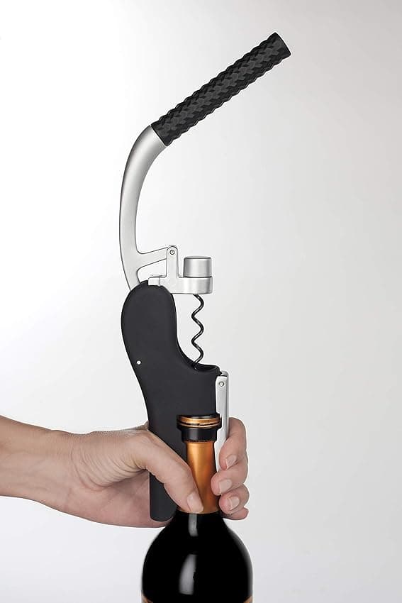 Thumbnail 1 de ARCOS Sacacorchos Manual Moderno para Vino 🍷 con Cortacápsulas