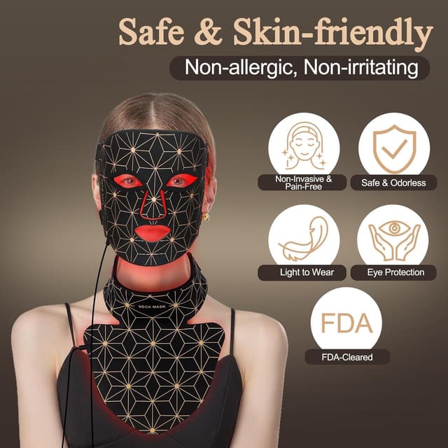 Thumbnail 5 de 850NM Red Light Therapy Mask 3000 mAh LED Skincare