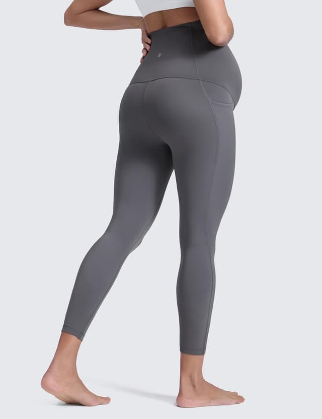Detalle de CRZ YOGA Donna Butterluxe maternità: leggings con tasche e pannello premamá (63 cm)