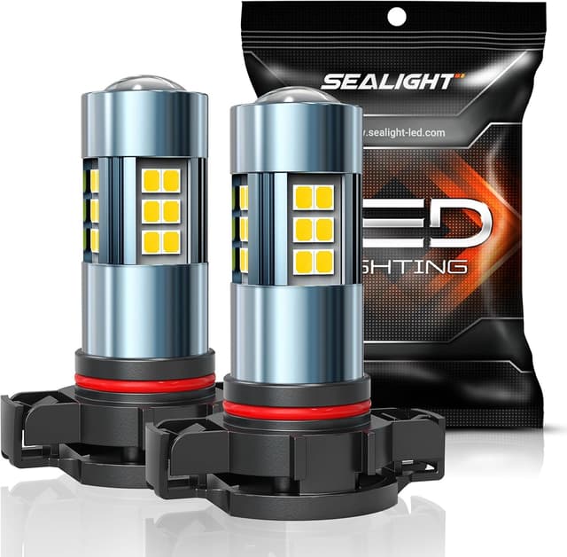 Thumbnail 6 de SEALIGHT H11 H16 H8 LED Fog Light Bulbs (or DRL) — 14,000 Lumens, 6500K, Pack of 2
