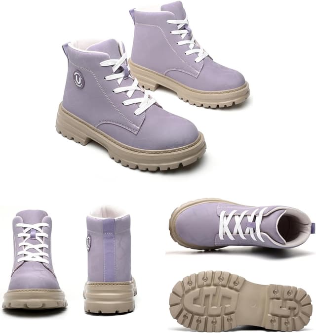 Thumbnail 6 de NBOFIEHY Bottes de sécurité femme antidérapantes et imperméables avec embout en acier