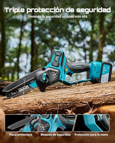 Thumbnail 7 de Seesii Motosierra 6" 8" 1000W Brushless