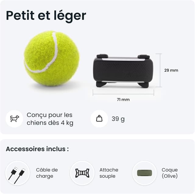 Thumbnail 4 de Tractive Collier GPS Chien Connecté 14 jours