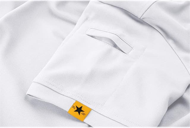 Detalle de ZITY Men’s Short-Sleeve Polo Shirt with Collar—Breathable, Moisture-Wicking Performance for Golf and Everyday Wear