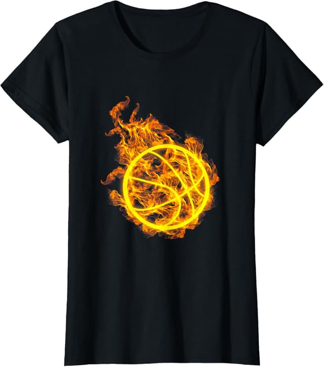 Thumbnail 6 de T-shirt basket flamboyant, ballon joueur
