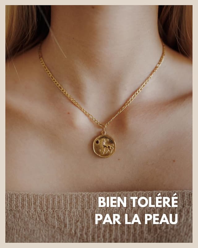 Detalle de GD GOOD.designs EST 2015 Collier or 18K avec pendentif zodiaque