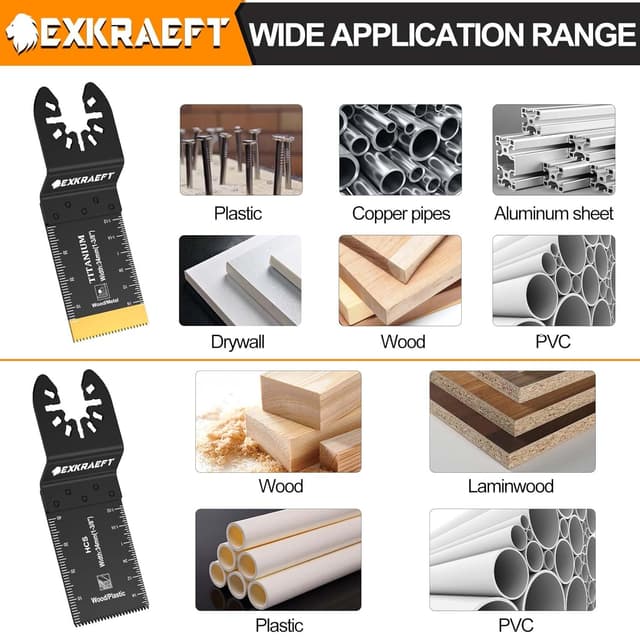 Thumbnail 5 de EXKRAEFT 50 PCS multi tool blades for oscillating tools 🛠