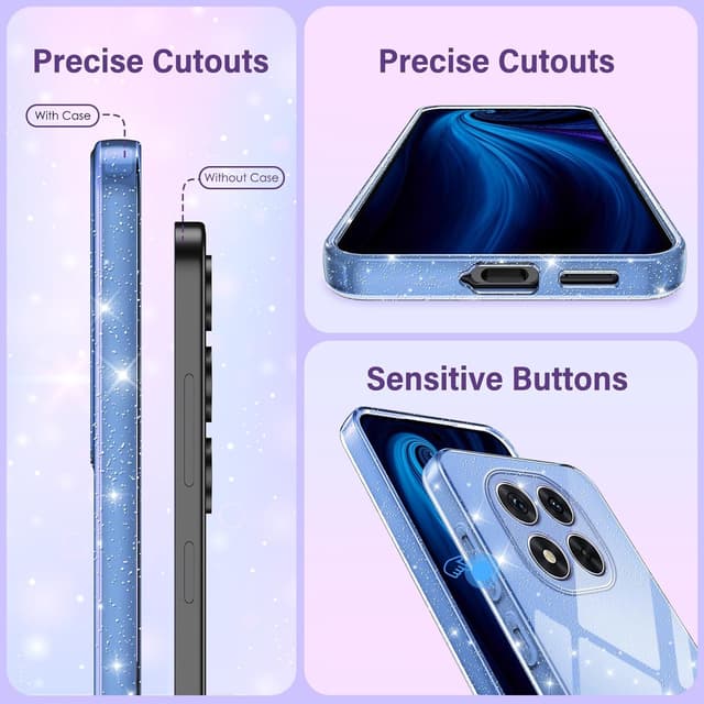 Thumbnail 6 de Eherui Glitzer Hülle für Redmi Note 14 Pro 5G