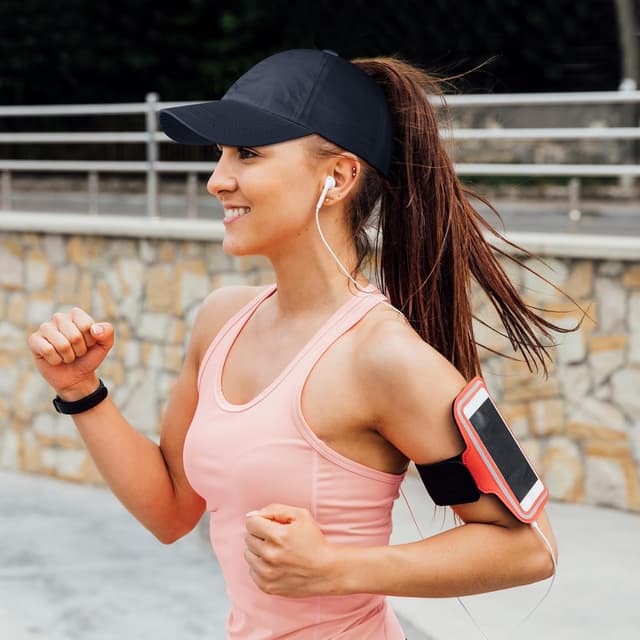 Thumbnail 5 de Women Ponytail Baseball Cap Adjustable Sun Cap