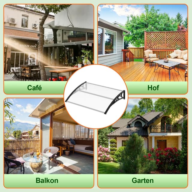 Thumbnail 6 de Jiubiaz tettoia per porta 200x100