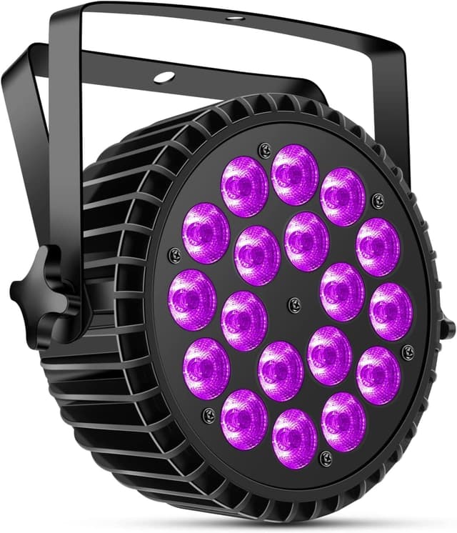 Detalle de Ukfog 200W 18 LED Par UV+RGB Bühnenlicht