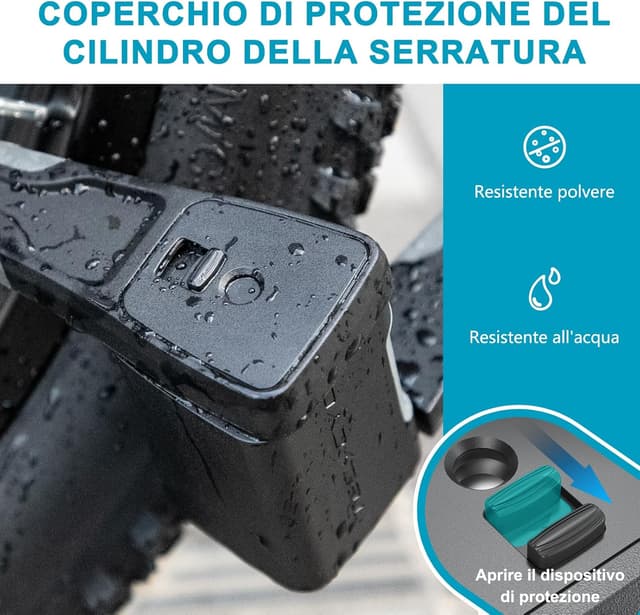 Thumbnail 4 de TECHCYC Lucchetto pieghevole 86 cm per bici