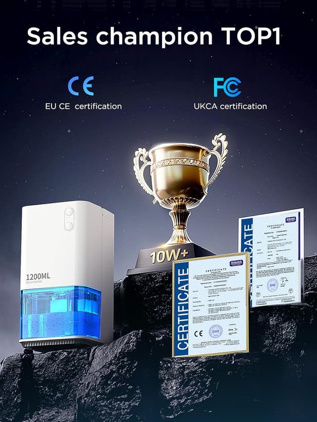 Thumbnail 4 de EasyAcc 1200 ml Deumidificatore portatile per casa 🏠