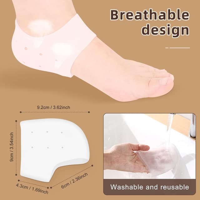 Thumbnail 3 de Silicone Heel Protectors 2 Pairs