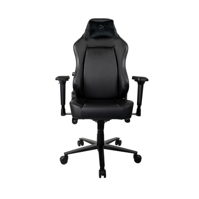 Detalle de Arozzi Primo Pu silla gaming negra con soporte lumbar ajustable