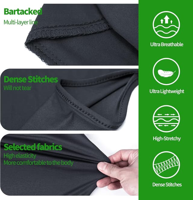 Detalle de LONGKING Sturmhaube / Skimaske (Balaclava) mit UV- und Windschutz für Damen & Herren