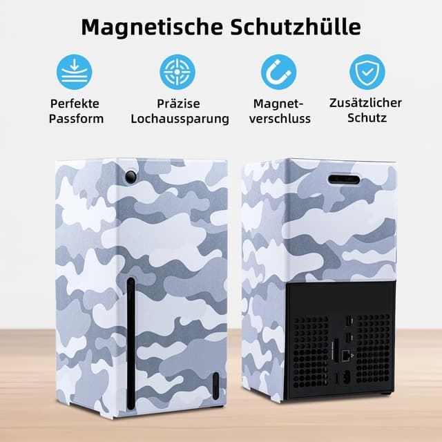 Detalle 2 de McBazel Magnetische Smart Wraps Xbox Series X Hülle
