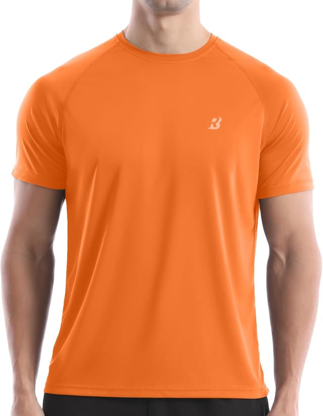 Detalle de Roadbox Men’s Short Sleeve Rash Guard UPF 50+ quick-dry UV swim T-shirt