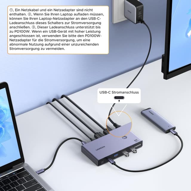 Thumbnail 3 de UGREEN USB C KVM Switch 4K60Hz