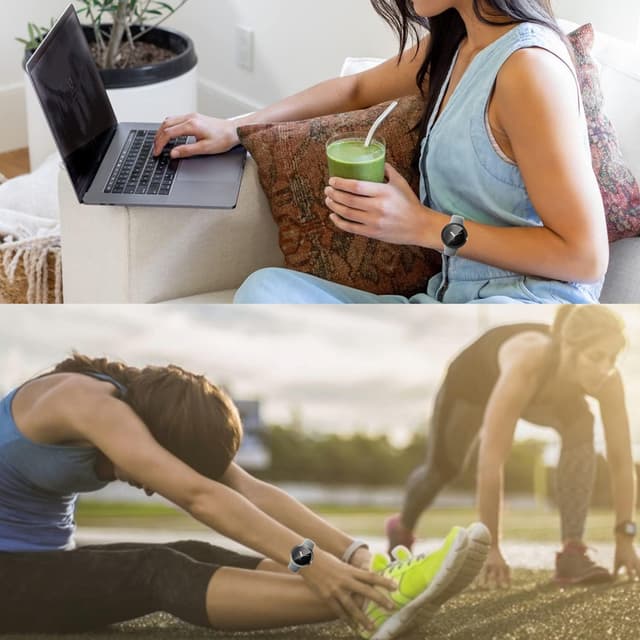 Detalle de Sichy Case with Screen Protector for Google Pixel Watch 3 (45mm) – Clear full-coverage PC cover