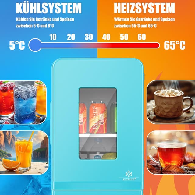 Thumbnail 4 de KESSER 2in1 Mini Kühlschrank 15 L Kühlbox