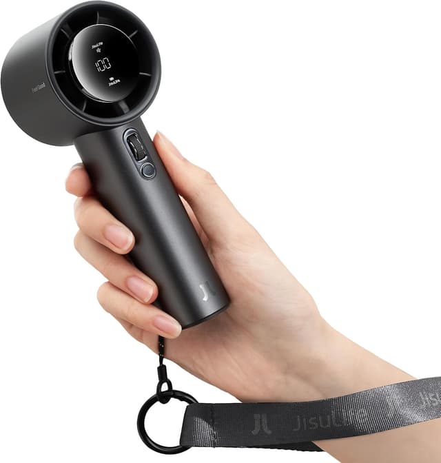 Detalle de JISULIFE Portable Handheld Fan 5000mAh