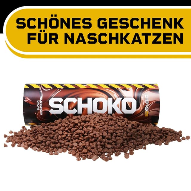 Thumbnail 6 de DIBYS Schokodrops 900 g – Belgische Vollmilch-Schokolade zum Schmelzen für Schokobrunnen & Fondue (Geschenkdose)