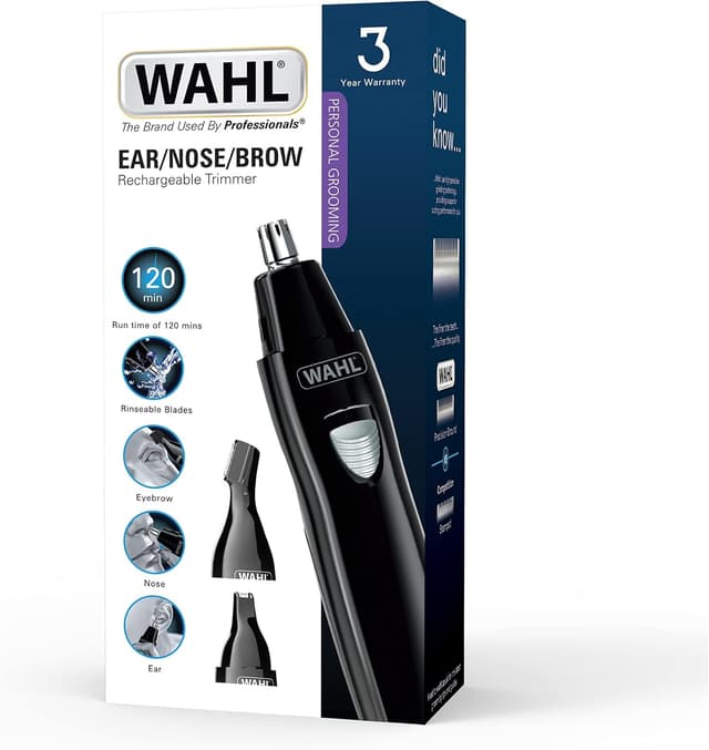 Thumbnail 6 de Wahl 3 in 1 Personal Trimmer – Rechargeable nose hair, eyebrow and facial hair trimmer (black)