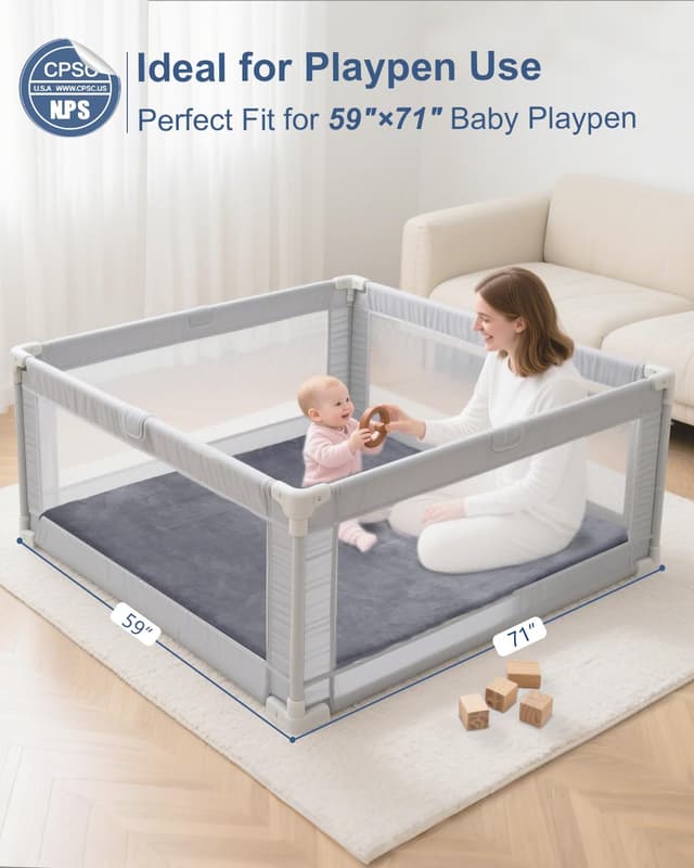 Detalle de Thick Baby Play Mat 1.2-inch foam