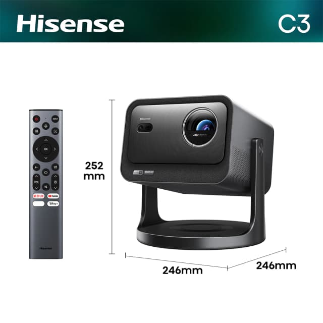 Detalle 2 de Hisense Proyector Laser Cinema C3 2500 lúmenes