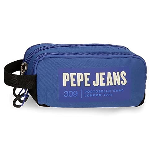 Imagen de Pepe Jeans Darren Estuche Triple Azul 22x10x9 cm en OfertitasTOP