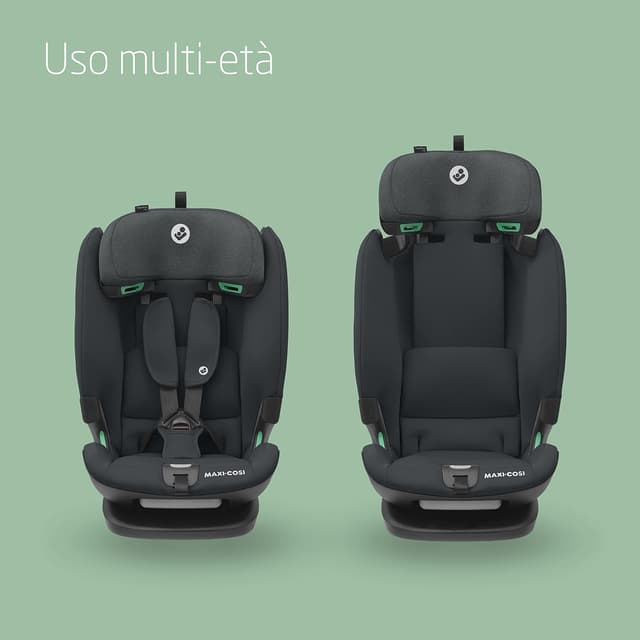Detalle de Maxi-Cosi Titan Plus i-Size seggiolino auto ISOFIX 76–150 cm (15 mesi–12 anni) Authentic Graphite