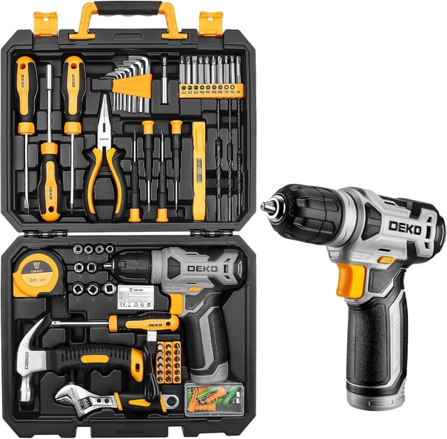 Imagen de DEKO 8V Cordless Drill Set 126pc en OfertitasTOP