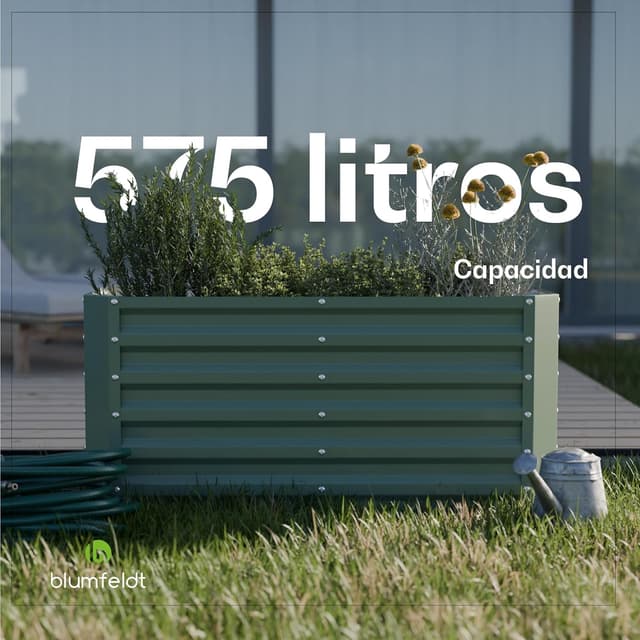 Thumbnail 4 de blumfeldt High Grow Jardinera Exterior 575L Acero Galvalume 60cm 🌿