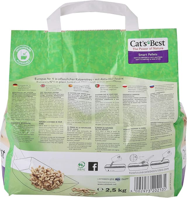 Imagen de Cat's Best Smart Pellets Katzenstreu 2,5 kg 🐱 en OfertitasTOP