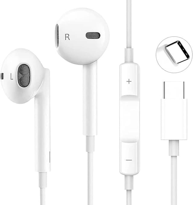 Detalle de OURWORTL USB C Headphones for iPhone 16