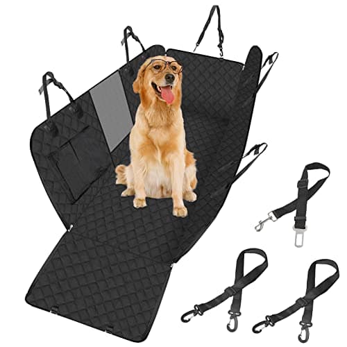 Thumbnail 6 de Sosayet funda coche 4 en 1 para perros (asiento trasero) 137 x 147 cm, impermeable antideslizante con ventana lateral