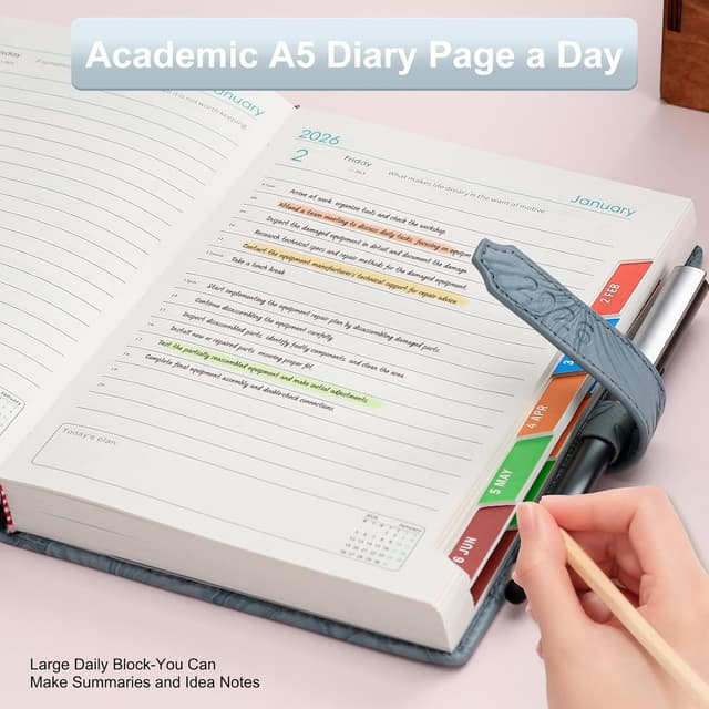 Thumbnail 4 de Goldaypln Agenda accademica 2026 A5 giorno per pagina